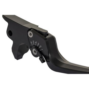 Preview: Rick's Motorcycles, Classic brake & clutch lever set. Black with ECE